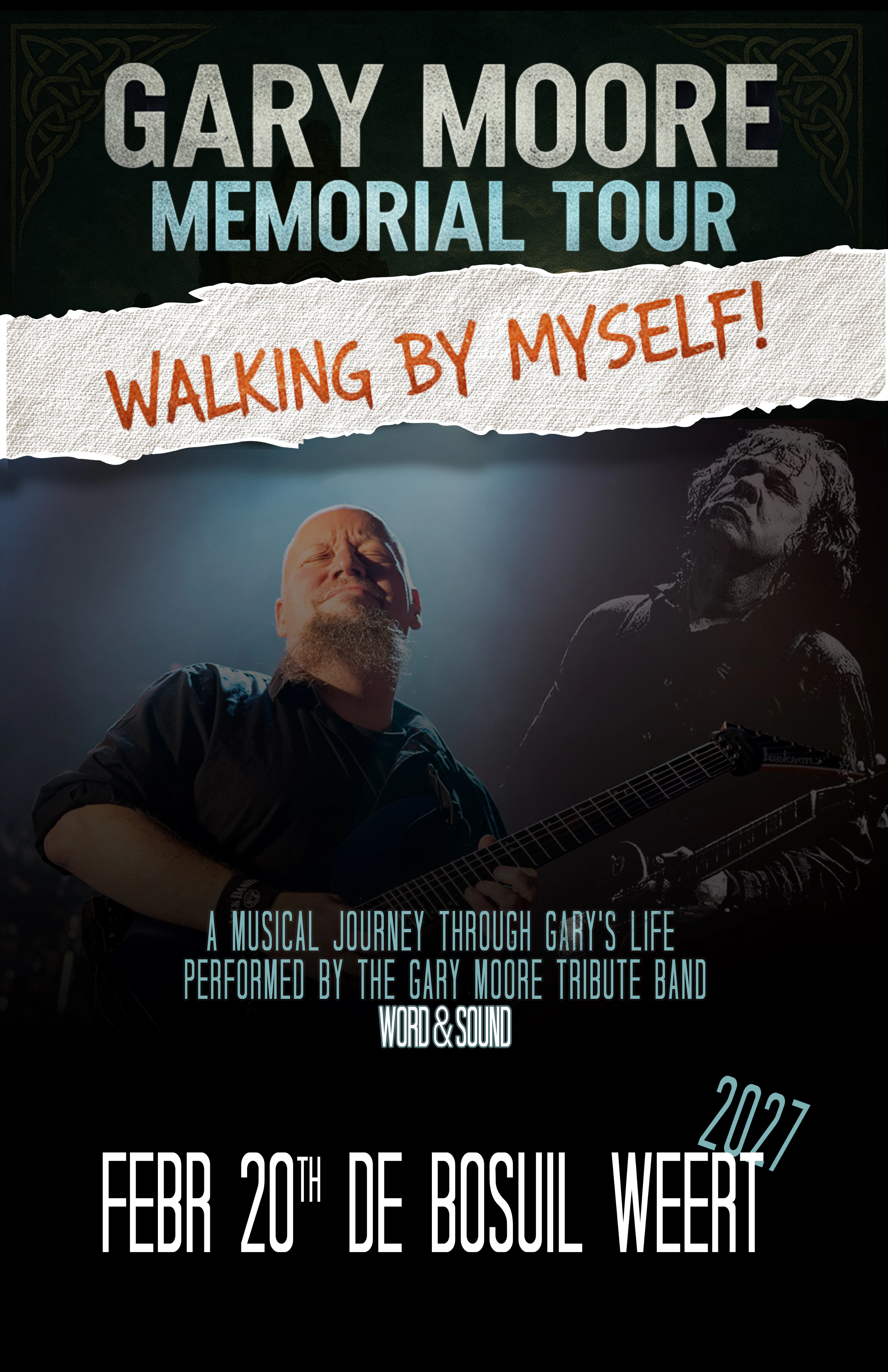 Gary Moore clubtour Poster Bosuil
