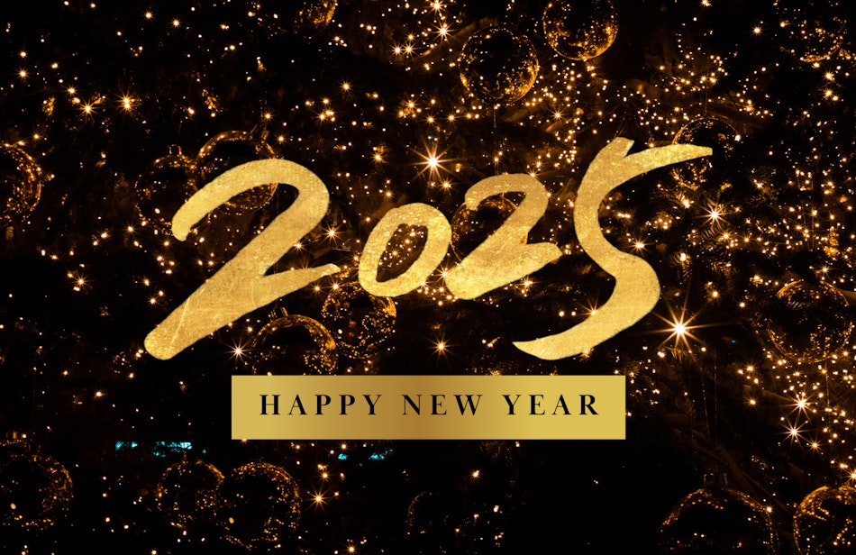 Placeholder for Gold and Black Modern Happy New Year 2023 Desktop Wallpaper