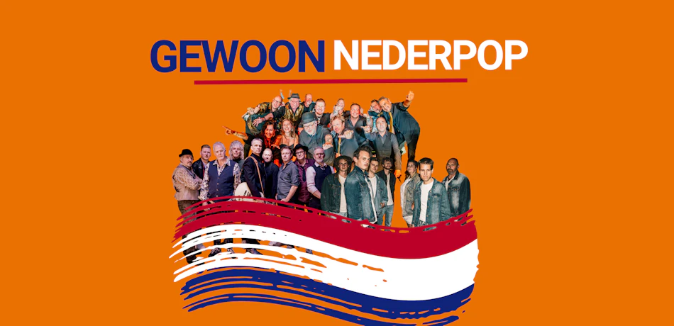 Placeholder for Oranje Rood Wit Blauw Modern Koningsdag Nederland Poster 1920 x 1080 px