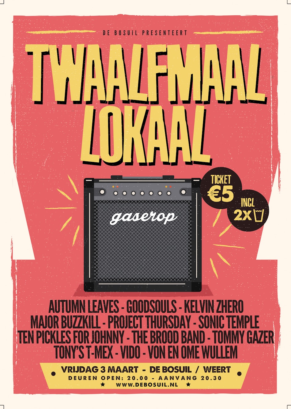 Placeholder for TWAALFMAALLOKAAL flyer
