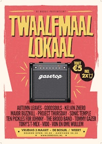 Placeholder for TWAALFMAALLOKAAL flyer