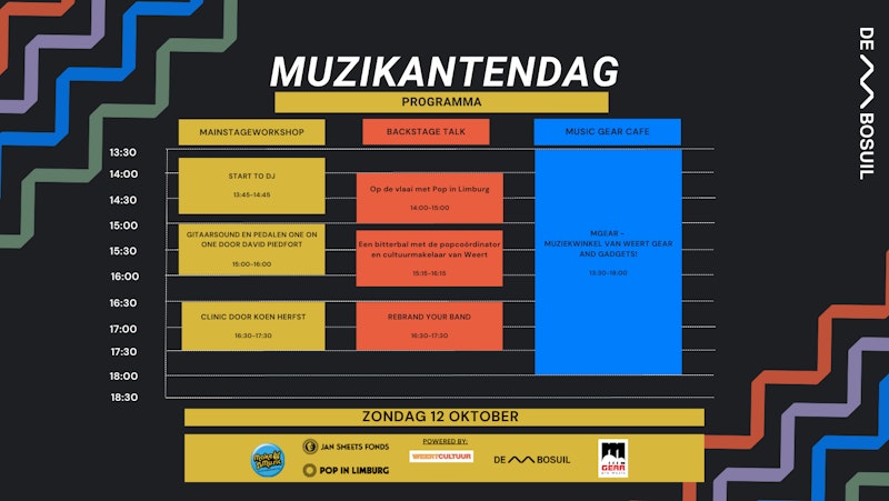Muzikantendag programma 1