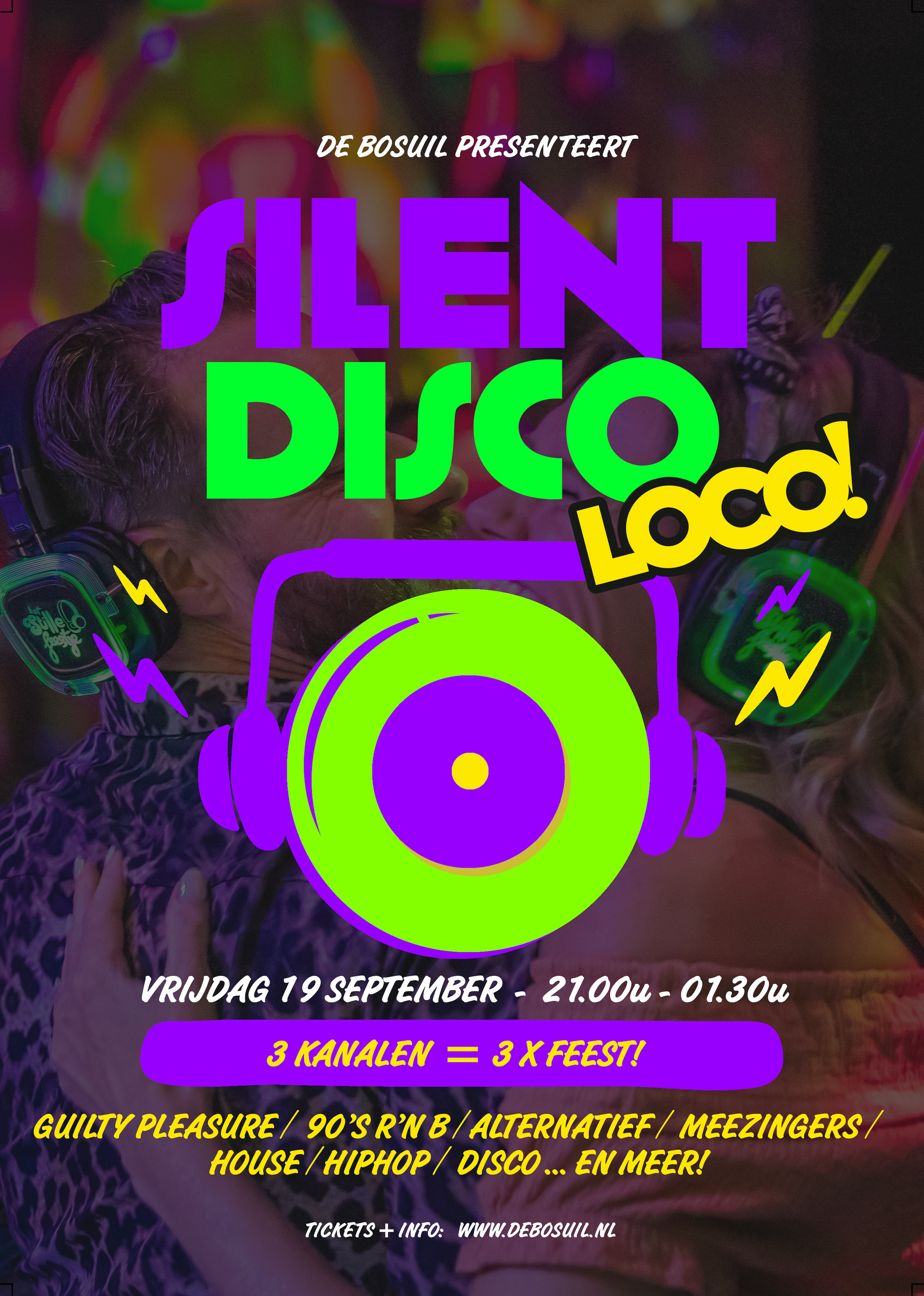 Silentdiscoloco25 poster
