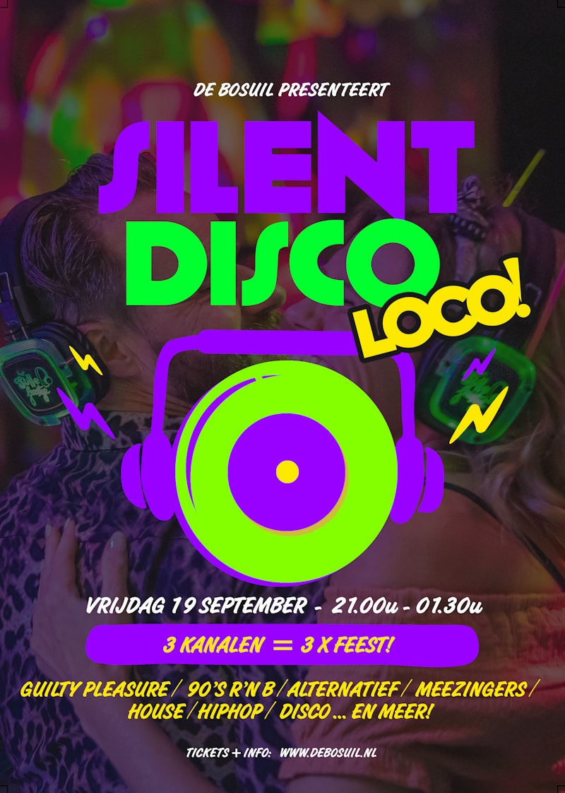 Silentdiscoloco25 poster
